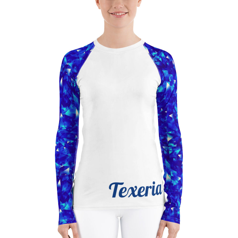 Crystal Blue Women's workout shirt