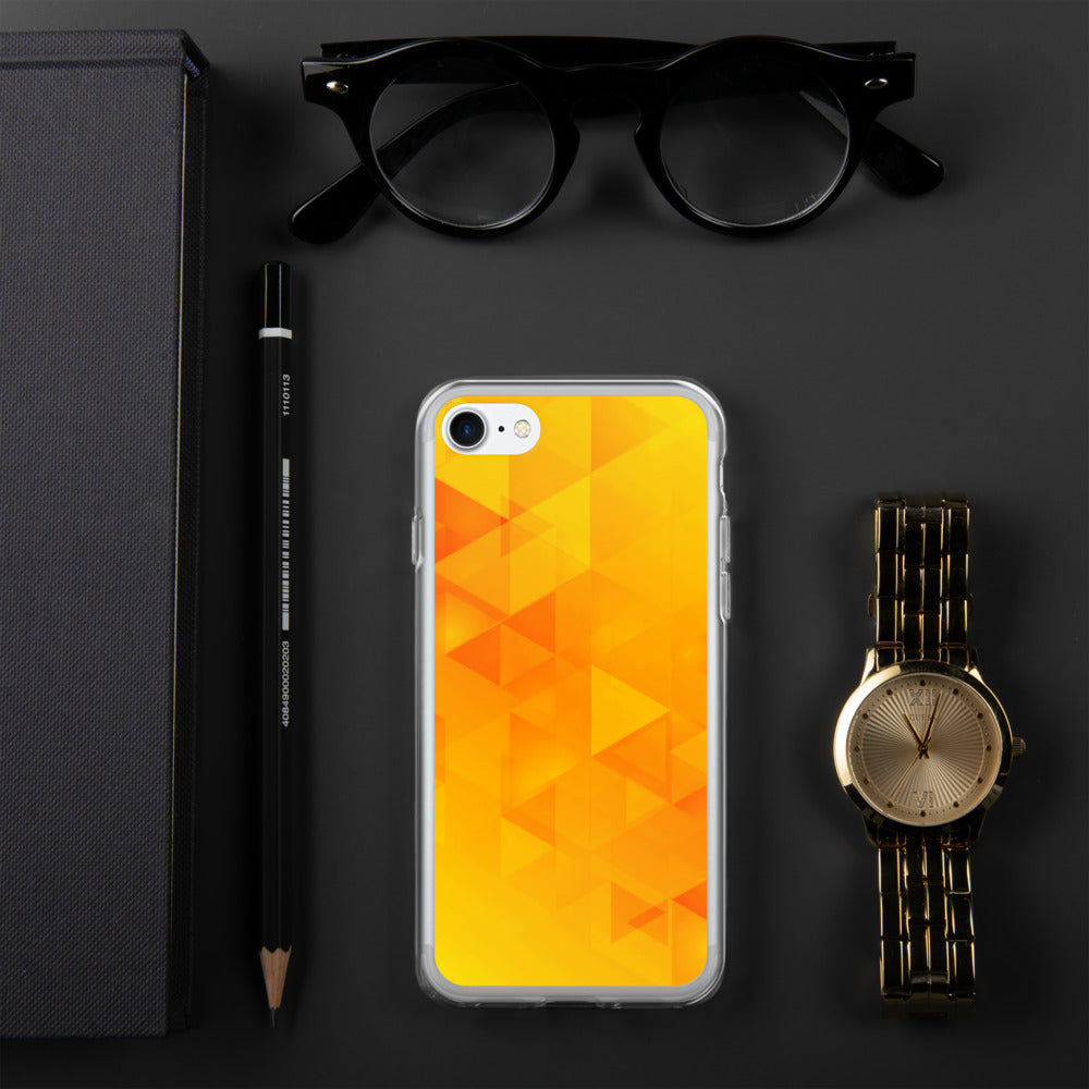 Orange Abstract iPhone Case