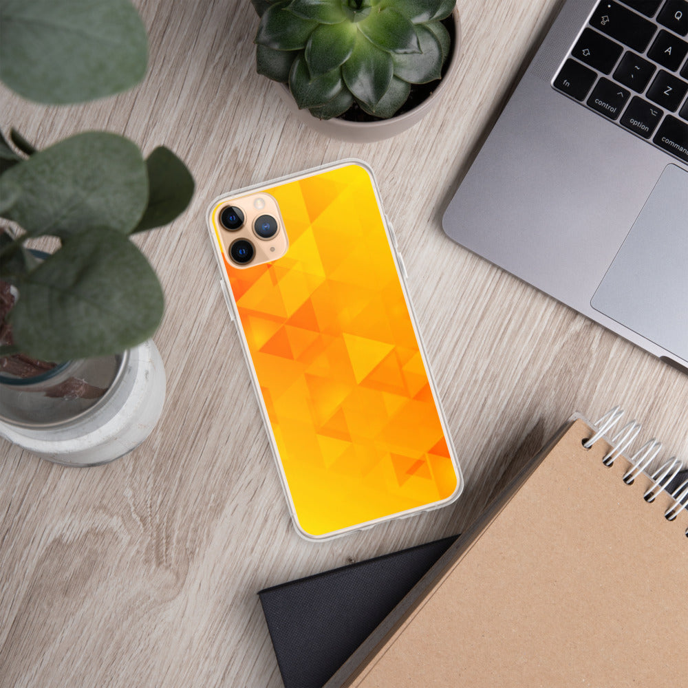 Orange Abstract iPhone Case