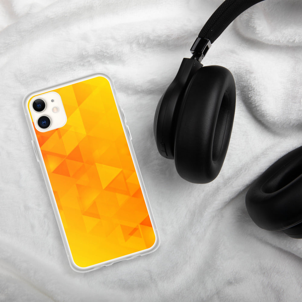 Orange Abstract iPhone Case