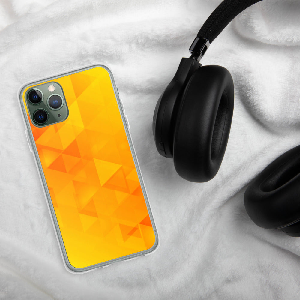 Orange Abstract iPhone Case