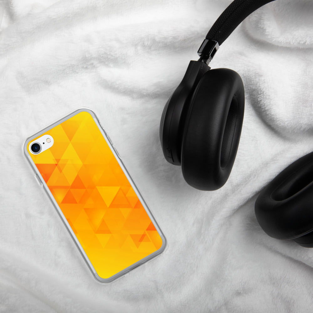 Orange Abstract iPhone Case