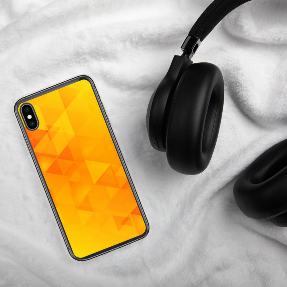 Orange Abstract iPhone Case