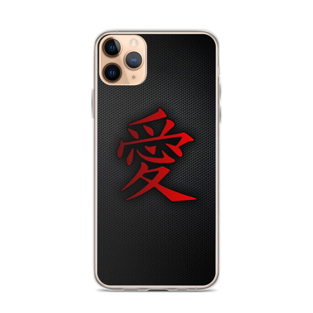 Love in Japanese iPhone Case