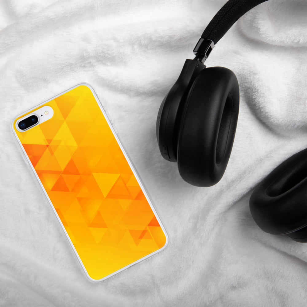 Orange Abstract iPhone Case