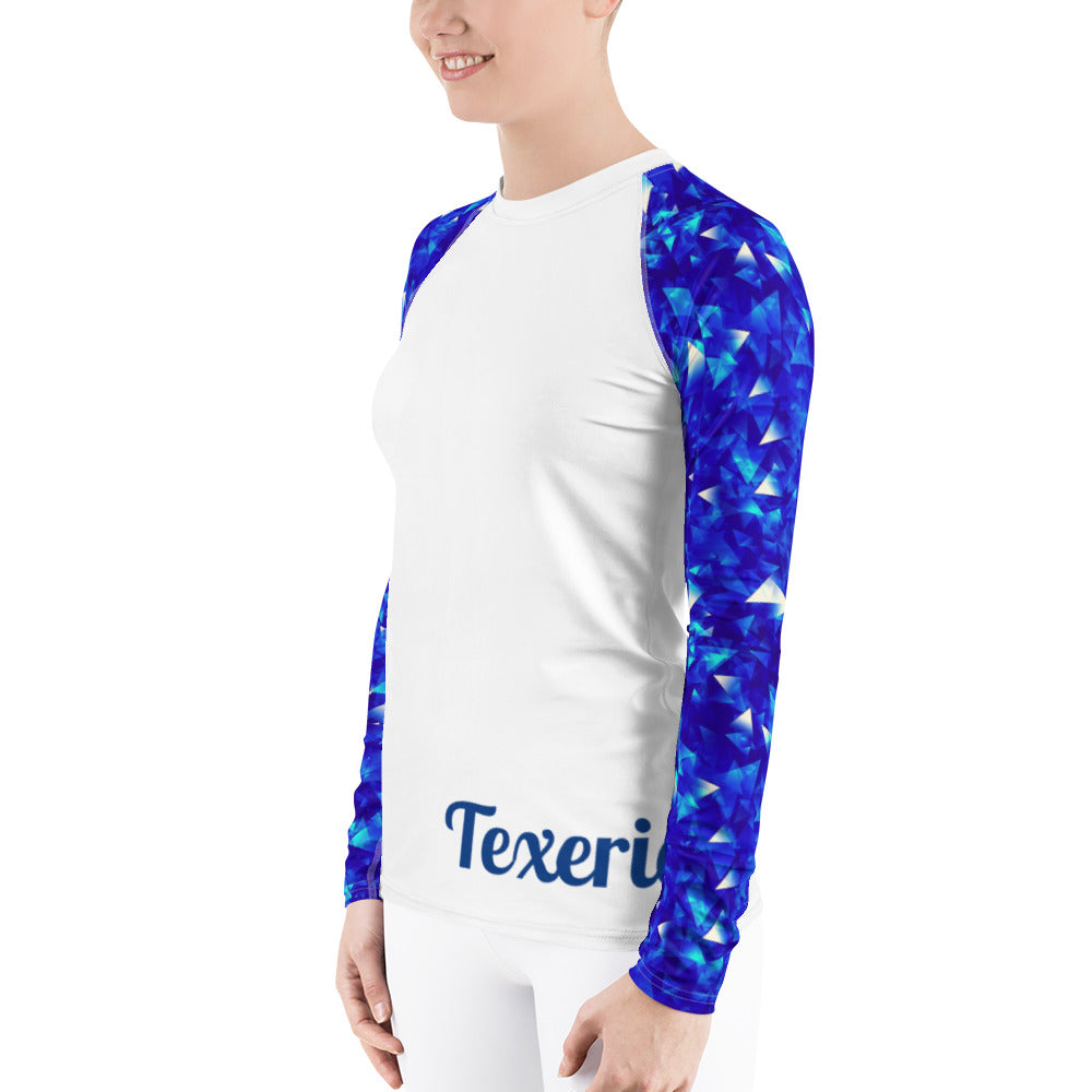 Crystal Blue Women's workout shirt