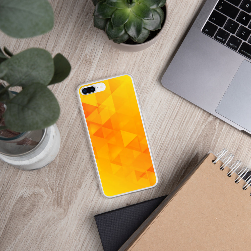 Orange Abstract iPhone Case