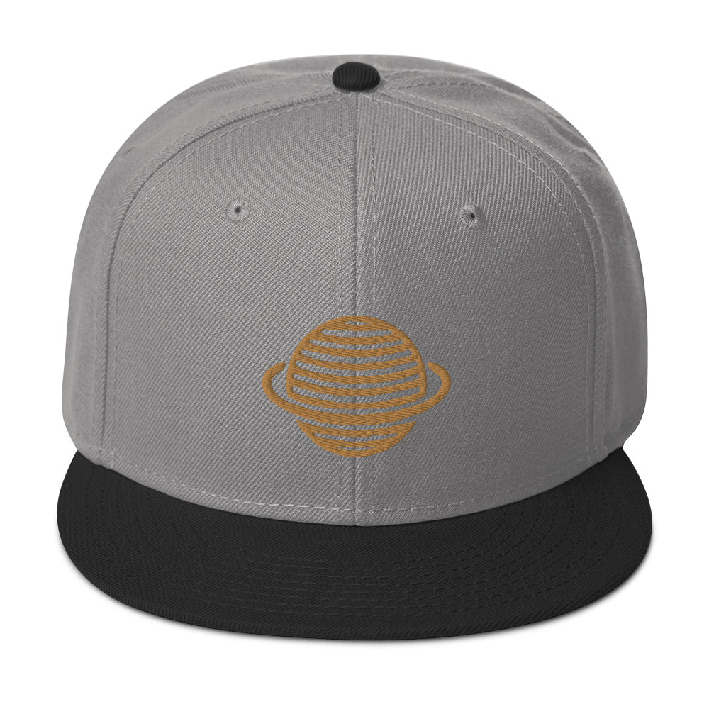 Saturn Snapback Hat (Gold)