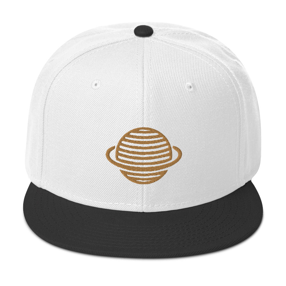 Saturn Snapback Hat (Gold)