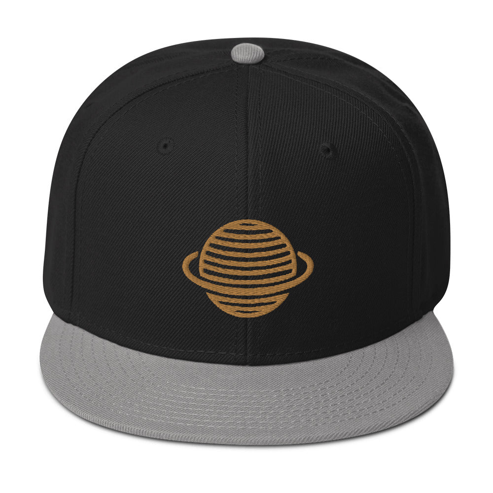 Saturn Snapback Hat (Gold)