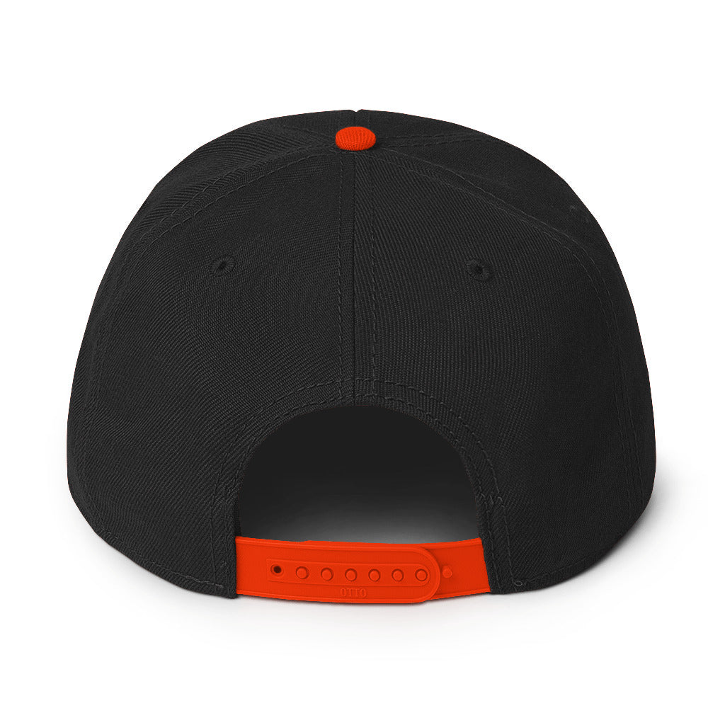 Feather Snapback Hat (Royal Blue)