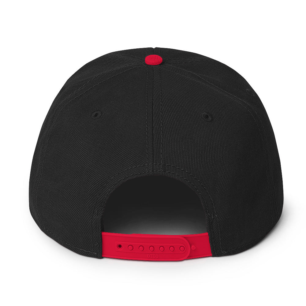 Feather Snapback Hat (Red)