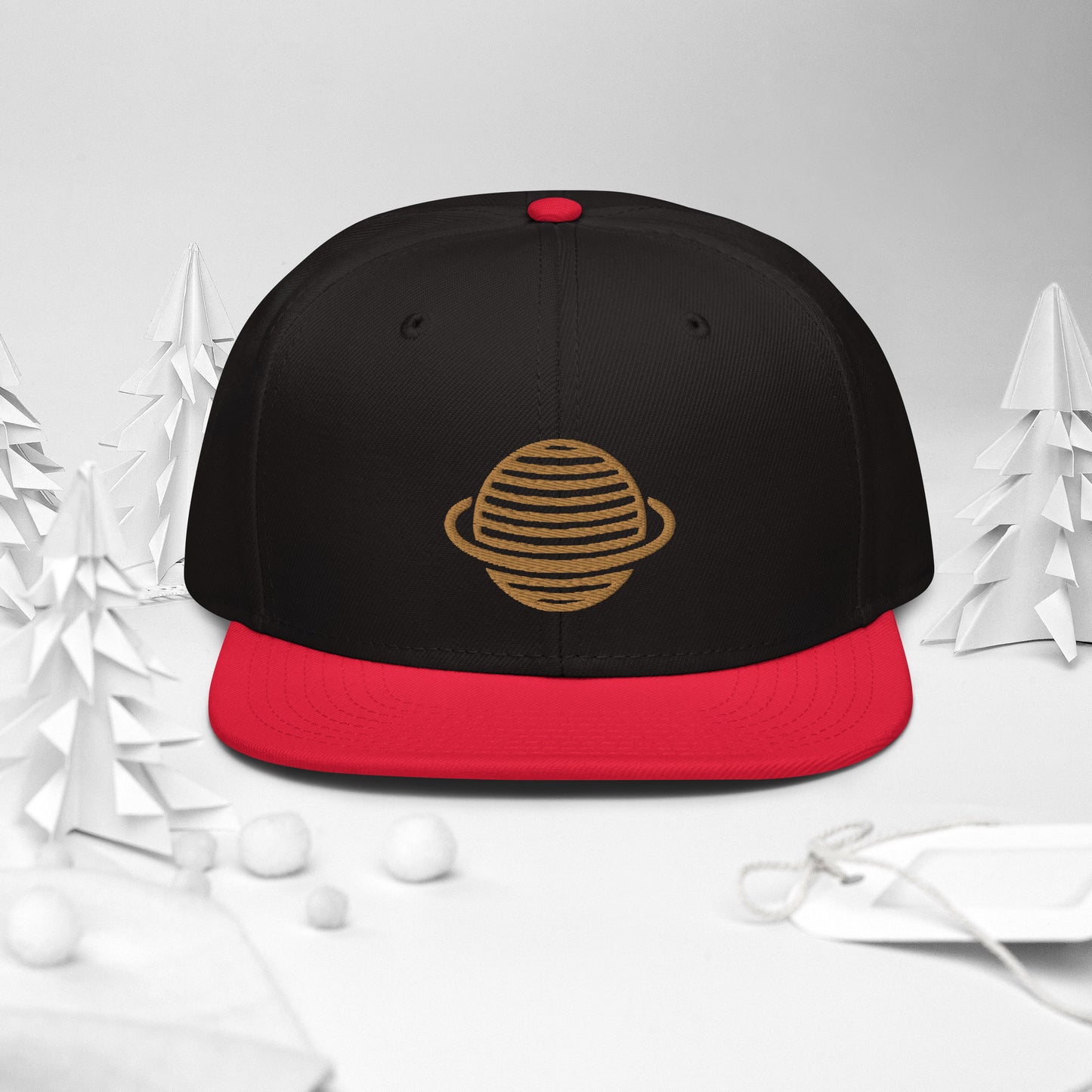Saturn Snapback Hat (Gold)