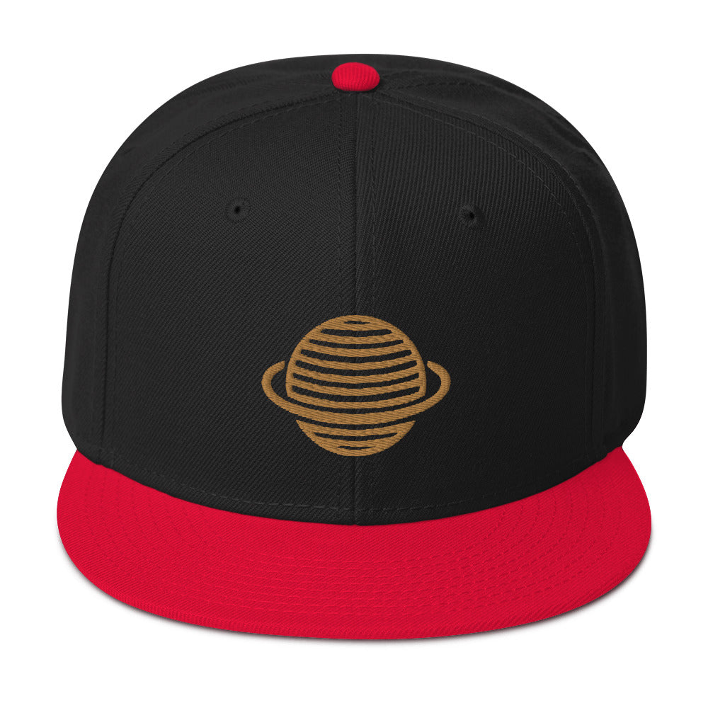 Saturn Snapback Hat (Gold)