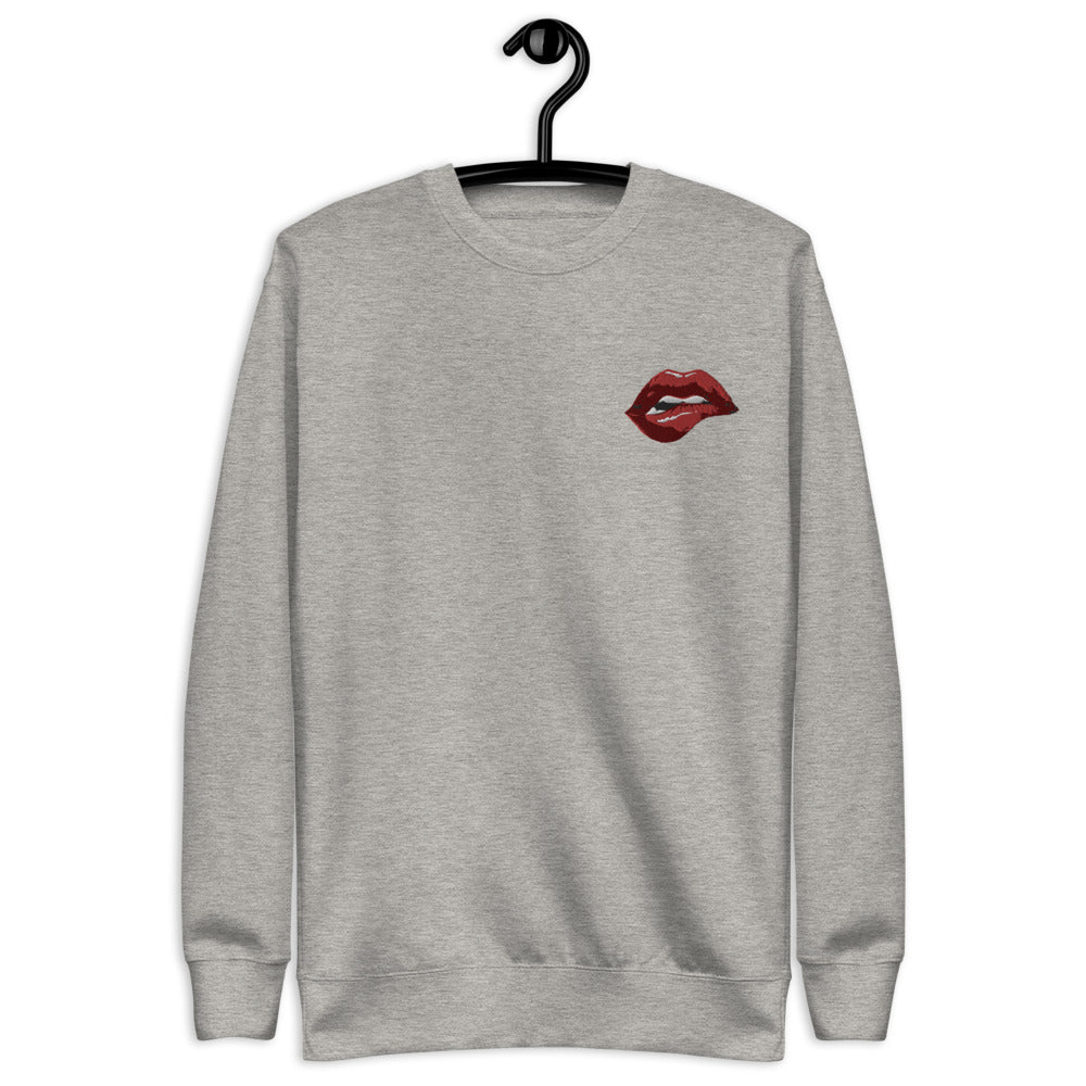 Lips Unisex Fleece Pullover
