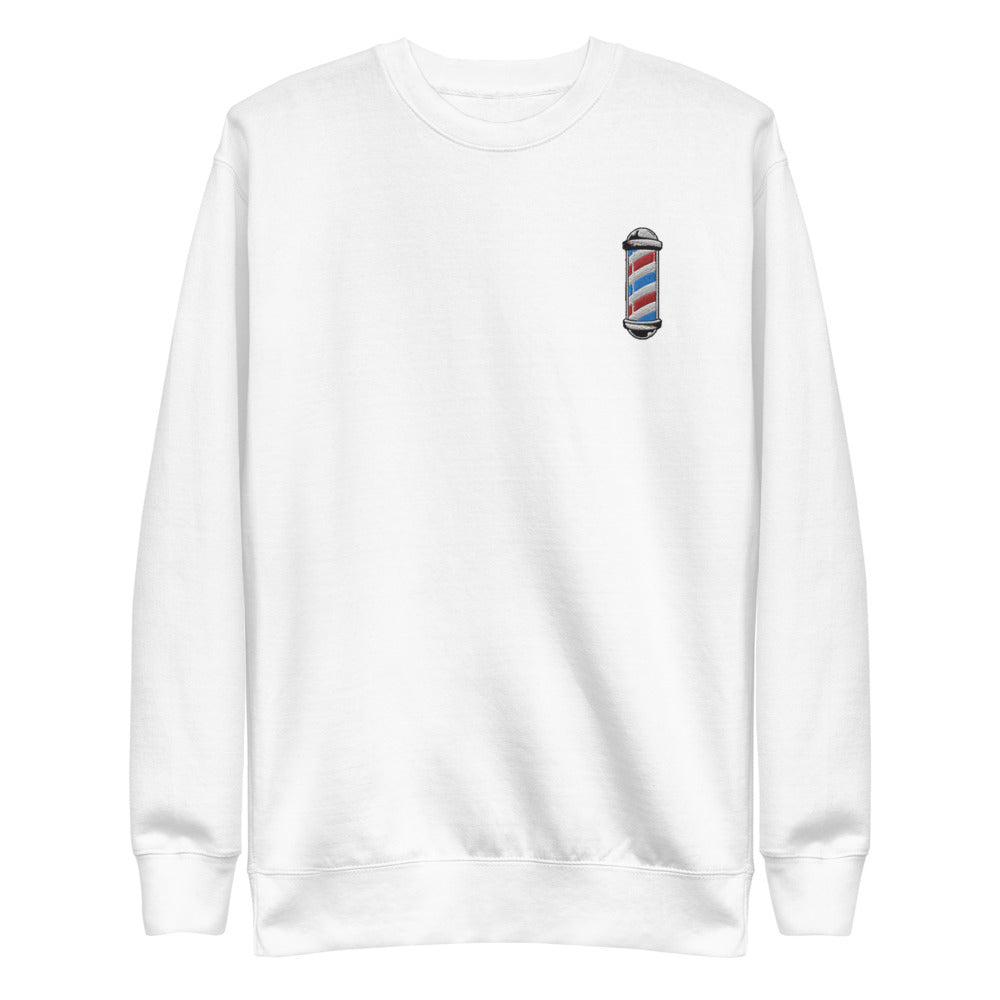 Barber Pole Unisex Fleece Pullover
