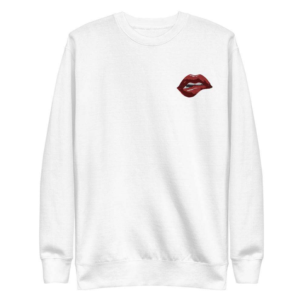 Lips Unisex Fleece Pullover