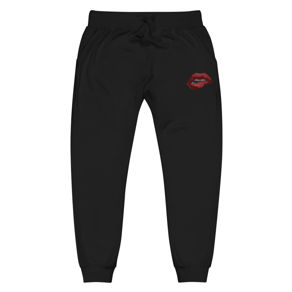 Lips Unisex fleece sweatpants