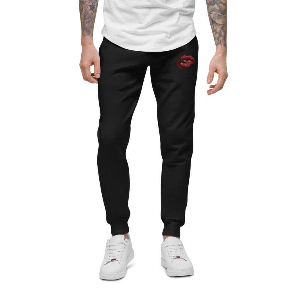Lips Unisex fleece sweatpants