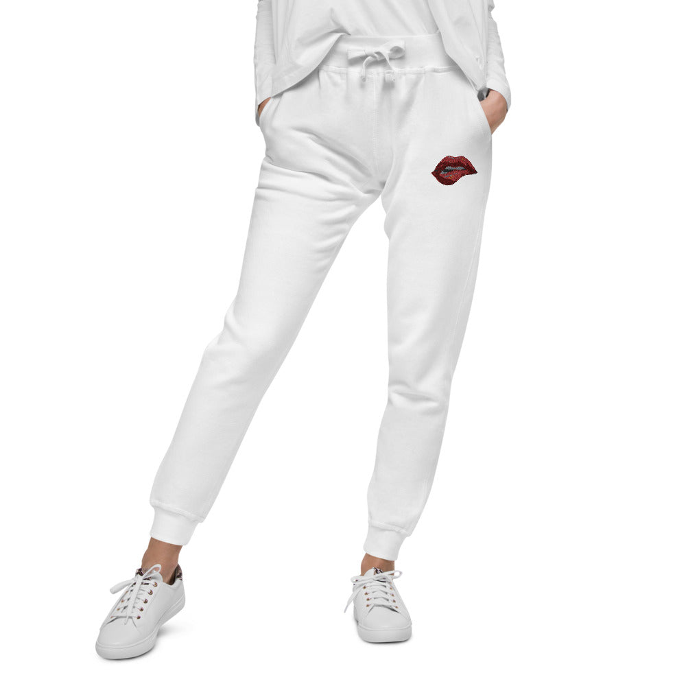 Lips Unisex fleece sweatpants