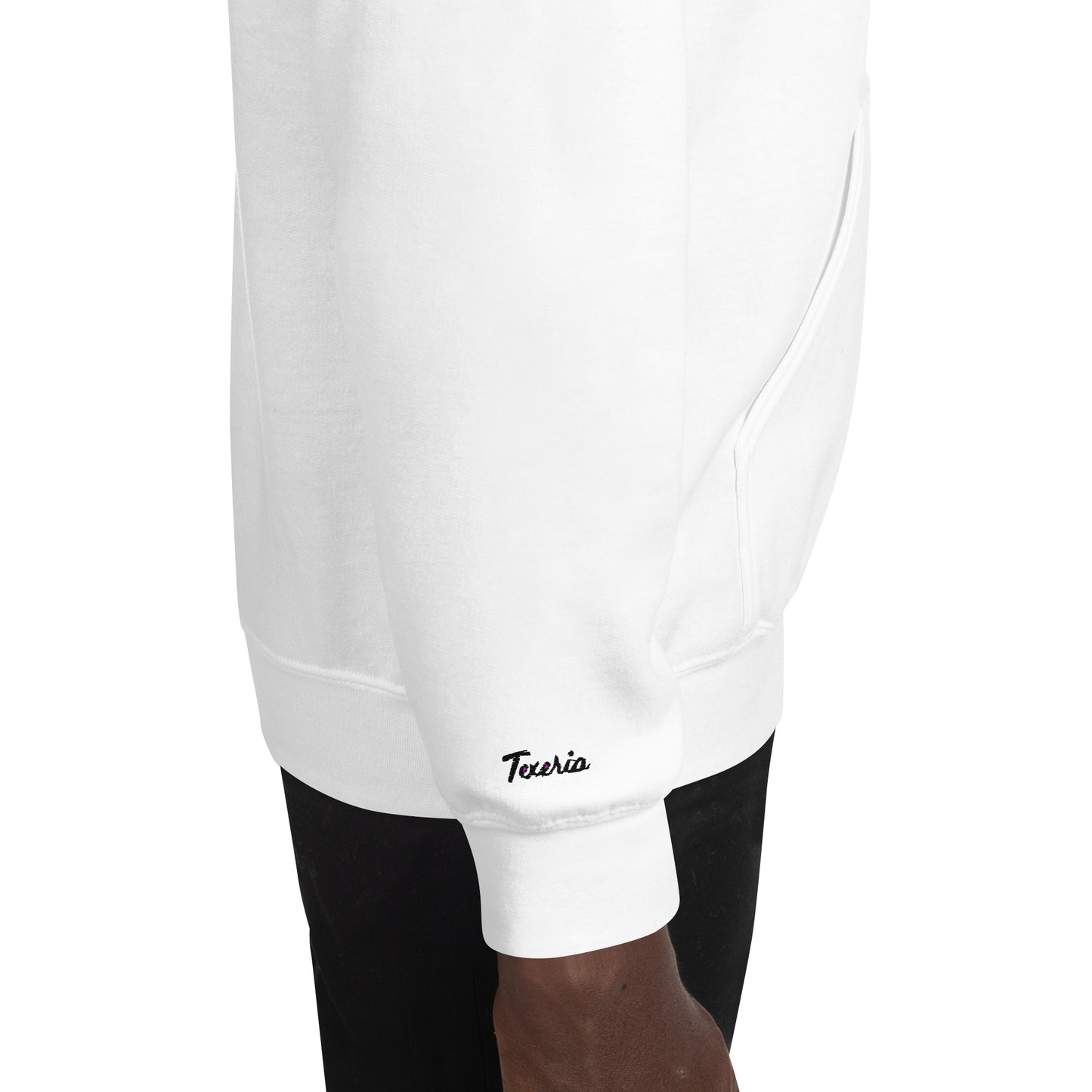 Feather Unisex Hoodie (Black)