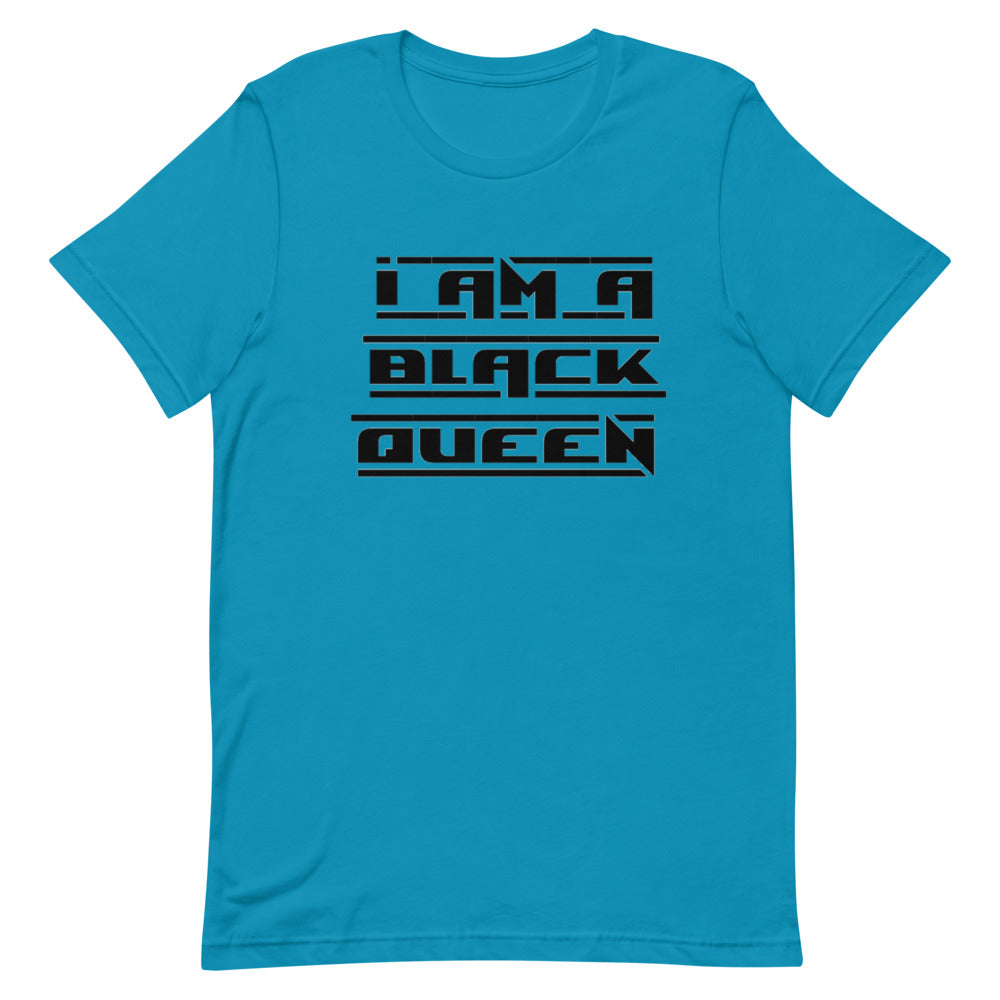 I am a black queen t-shirt black