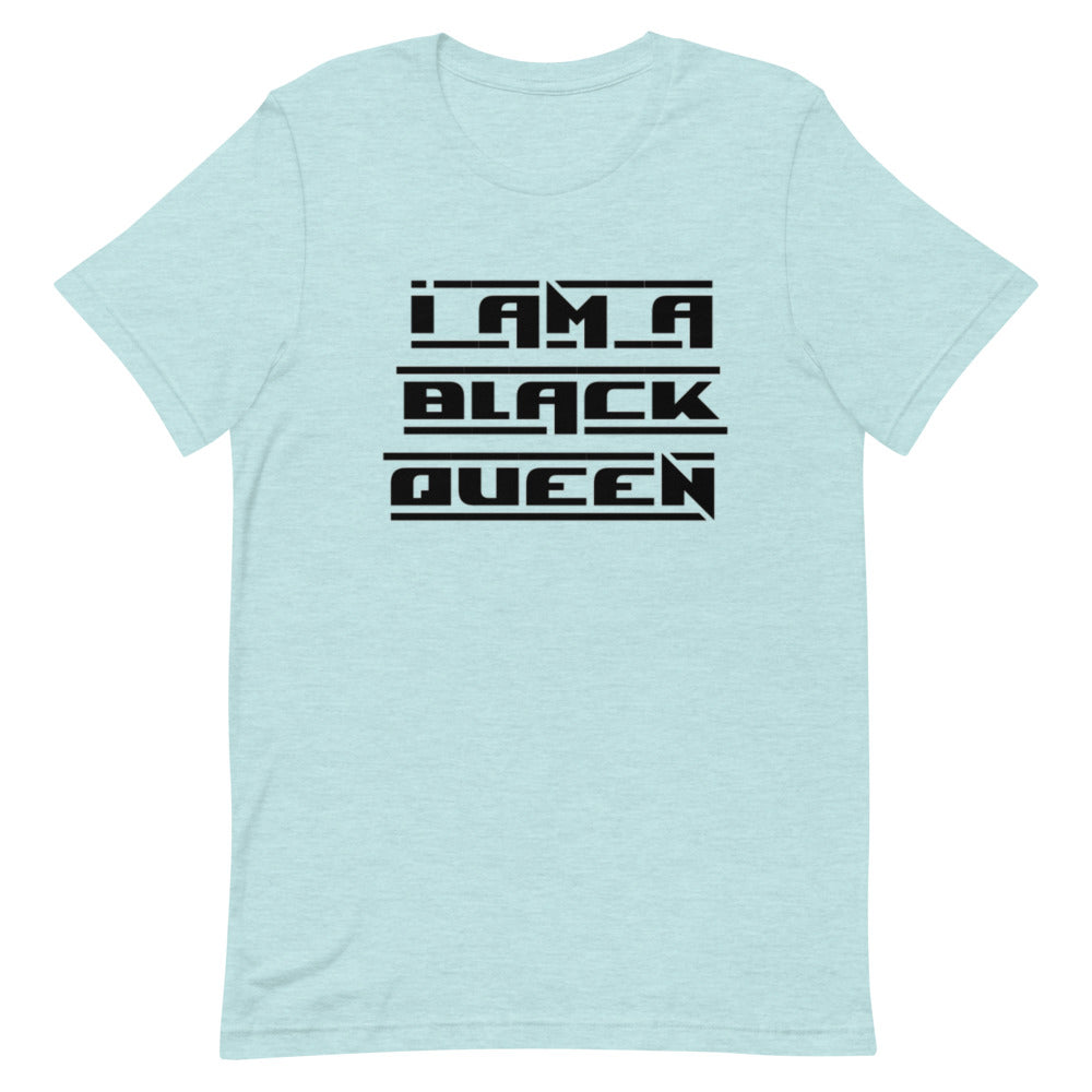 I am a black queen t-shirt black
