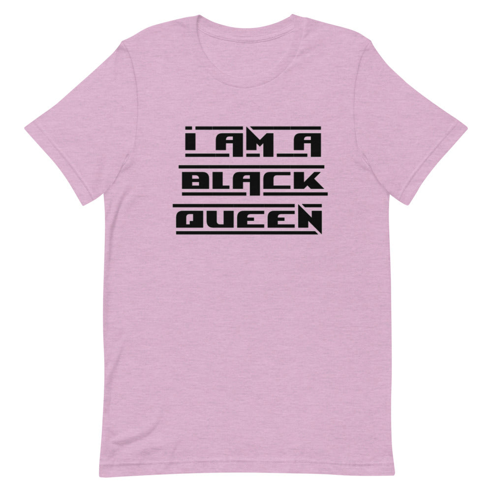 I am a black queen t-shirt black