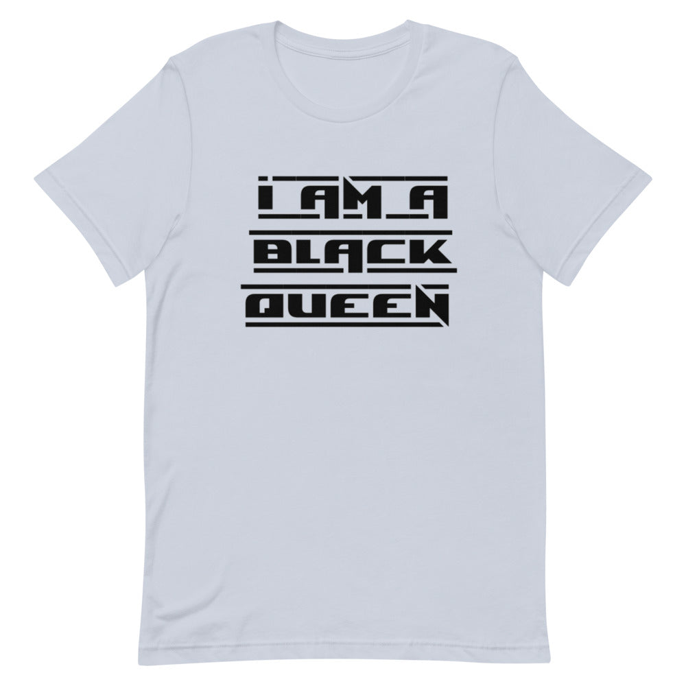 I am a black queen t-shirt black