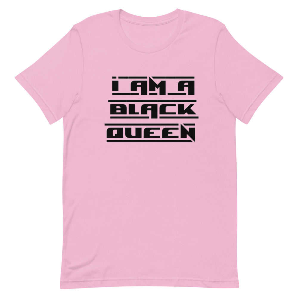 I am a black queen t-shirt black