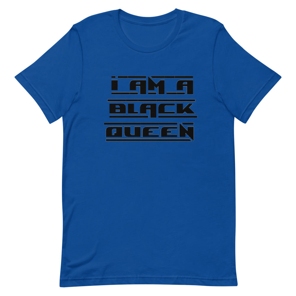 I am a black queen t-shirt black