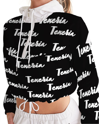 Texeria Print Women's Cropped Windbreaker