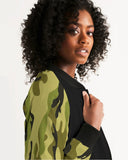 Camo 2 (green) Women's Bomber Jacket