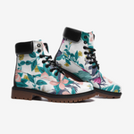 Warm Floral Casual Leather Lightweight boots