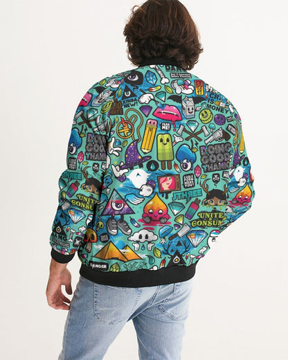 Cartoon massacre Men's Bomber Jacket