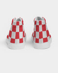 checkered Men's Hightop Canvas Shoe