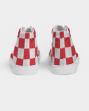 checkered Men's Hightop Canvas Shoe
