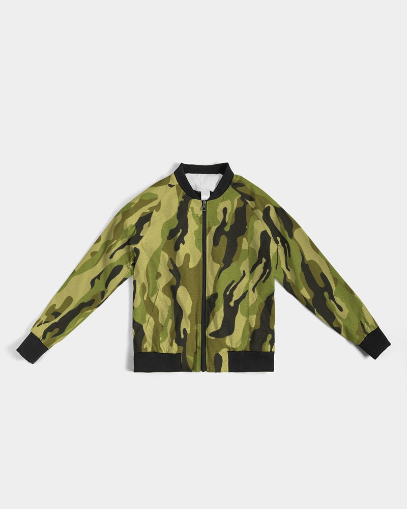 Camo (green) Women's Bomber Jacket