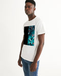 Teal Floral Men's Graphic Tee