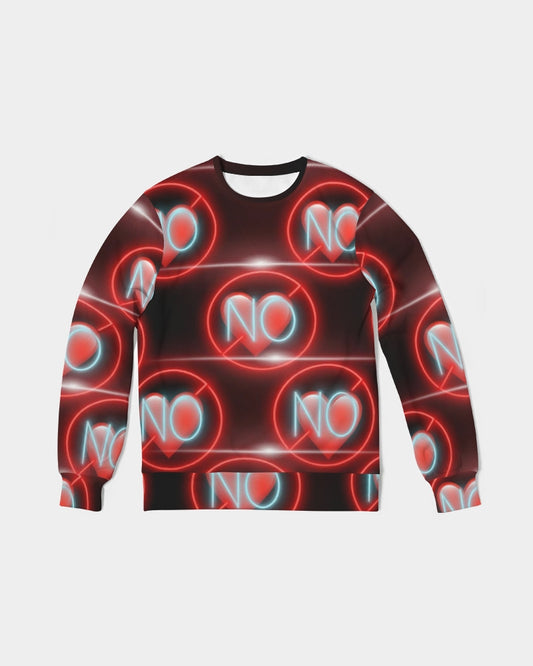 No love 3 Men's Classic French Terry Crewneck Pullover