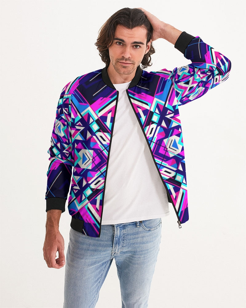 Aztec pink Men's Bomber Jacket