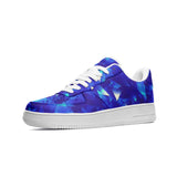 Crystal Blue Unisex Low Top Sneakers