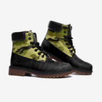 Camo 3 (green) Casual Leather Lightweight boots