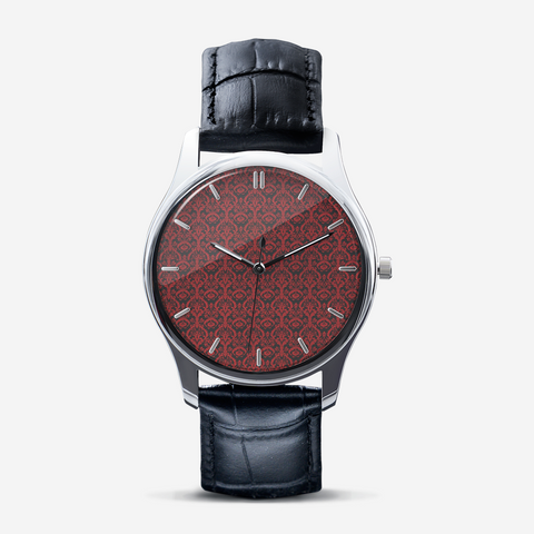 Chandelier Red Classic Fashion Unisex Print Black Quartz Watch
