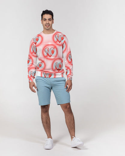 No love 2 Men's Classic French Terry Crewneck Pullover