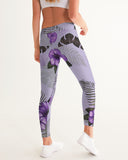 Purple Flower Women's Yoga Pants