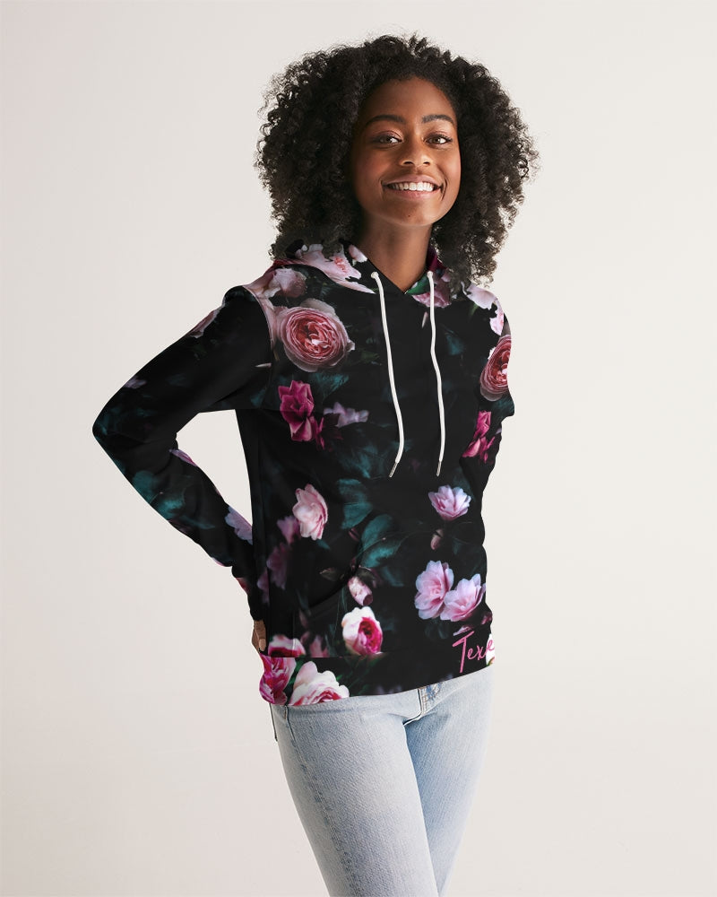 Dark Floral Women's Hoodie