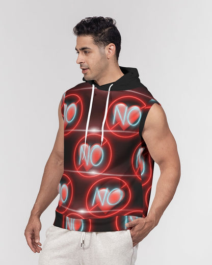 No love 3 Men's Premium Heavyweight Sleeveless Hoodie