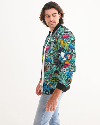 Cartoon massacre Men's Bomber Jacket