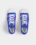 Crystal Blue Women's Hightop Canvas Shoe
